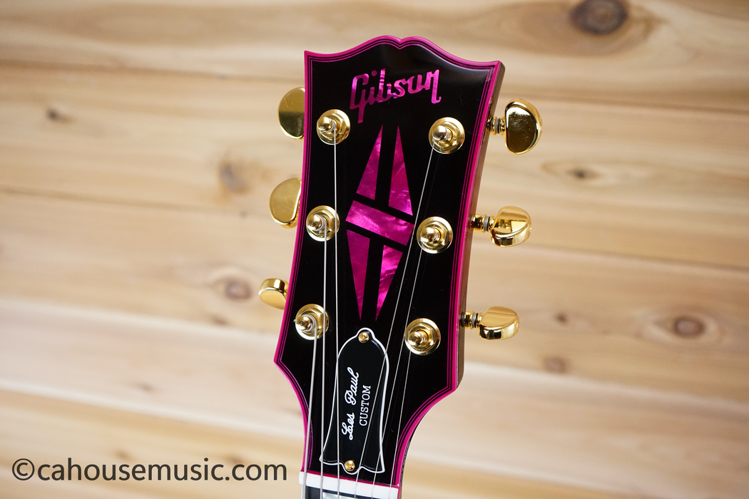 Gibson Custom Shop Made 2 Measure Les Paul Custom Figured Pink Widow Electric Guitar