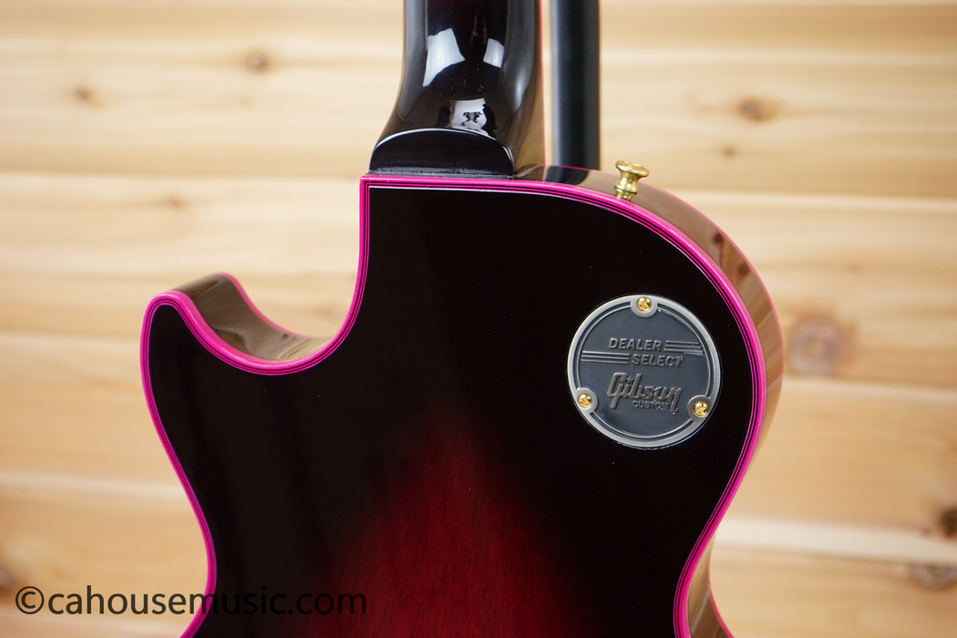 Gibson Custom Shop Made 2 Measure Les Paul Custom Figured Pink Widow Electric Guitar