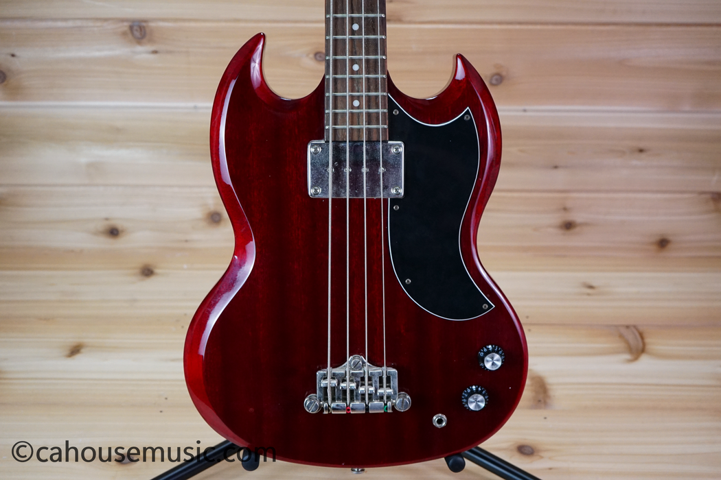 Epiphone EB-O Offset / Short Scale Bass Guitar Cherry Used