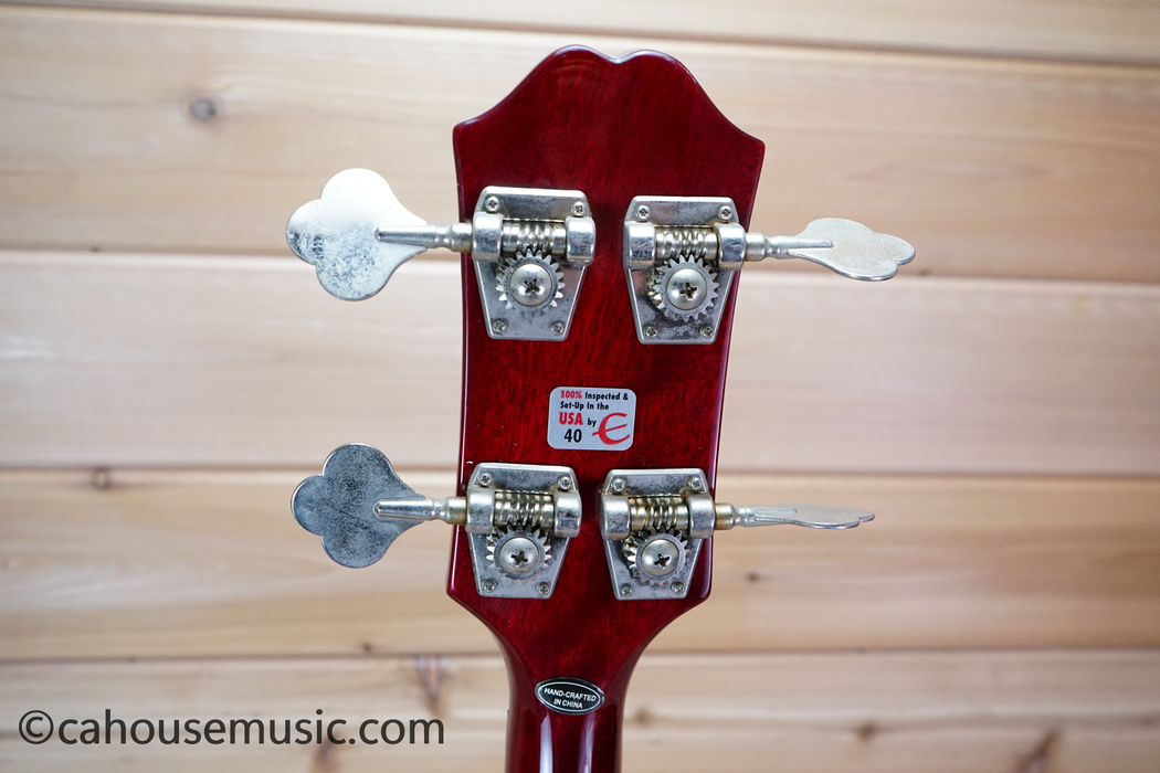 Epiphone EB-O Offset / Short Scale Bass Guitar Cherry Used