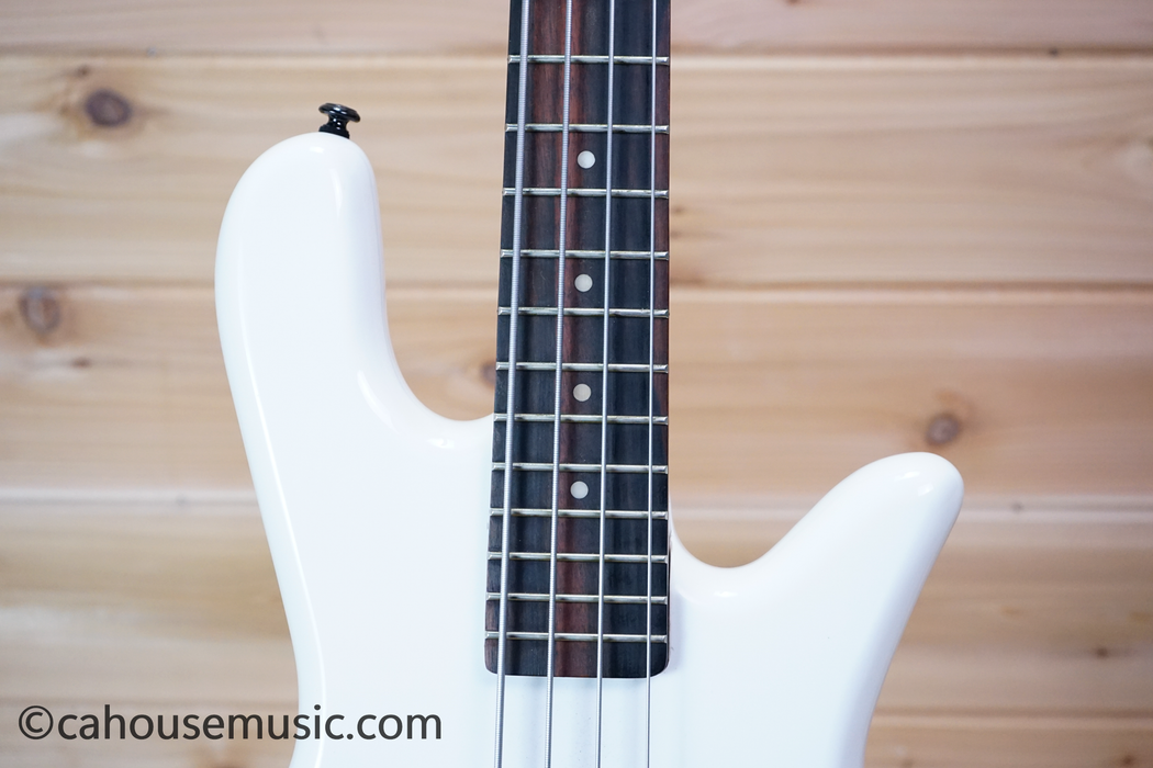 Spector Performer 4-String PJ Bass Guitar Solid White Gloss Used