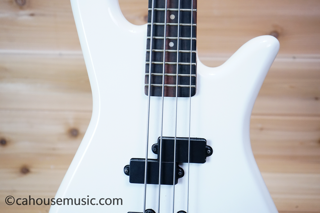 Spector Performer 4-String PJ Bass Guitar Solid White Gloss Used