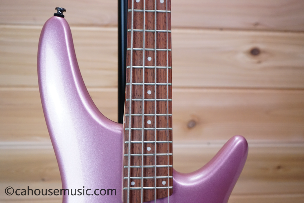 Ibanez SR300E Bass Guitar Pink Gold Metallic Used
