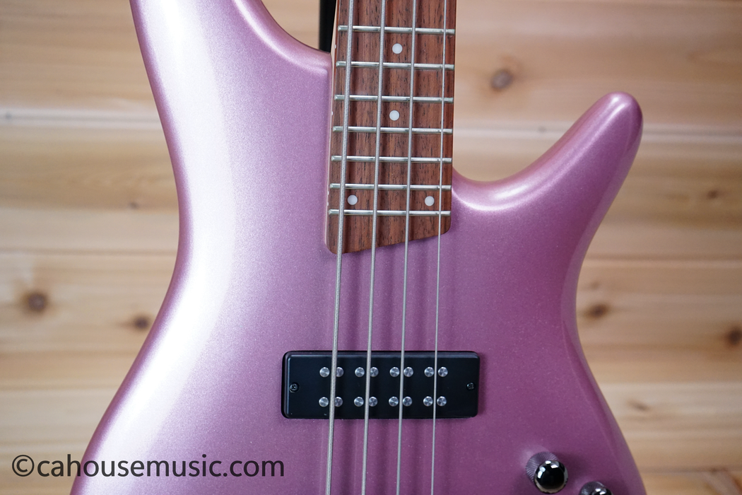 Ibanez SR300E Bass Guitar Pink Gold Metallic Used