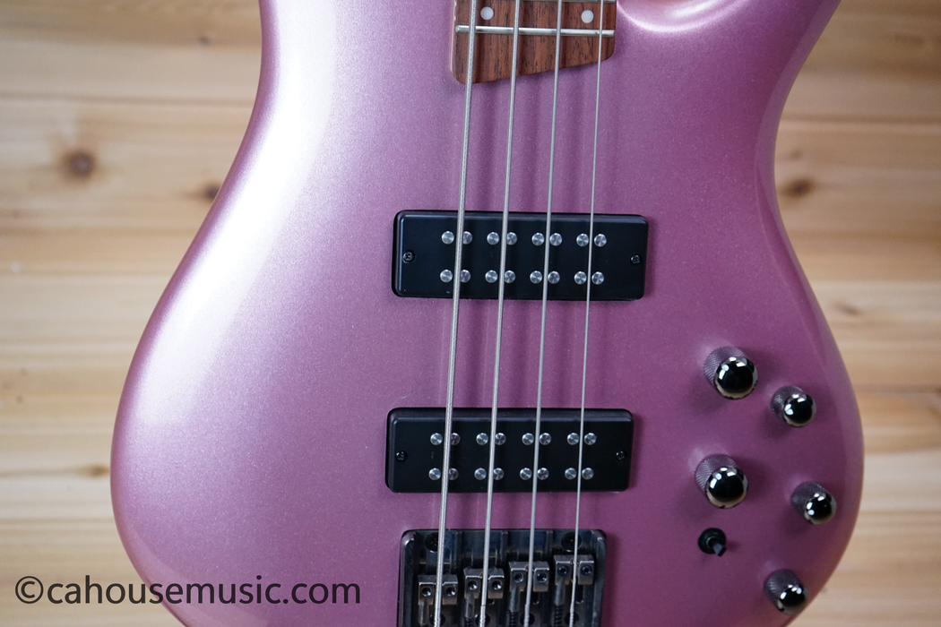 Ibanez SR300E Bass Guitar Pink Gold Metallic Used