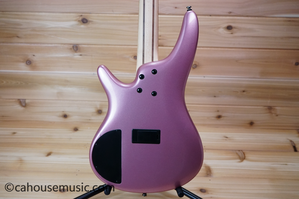Ibanez SR300E Bass Guitar Pink Gold Metallic Used