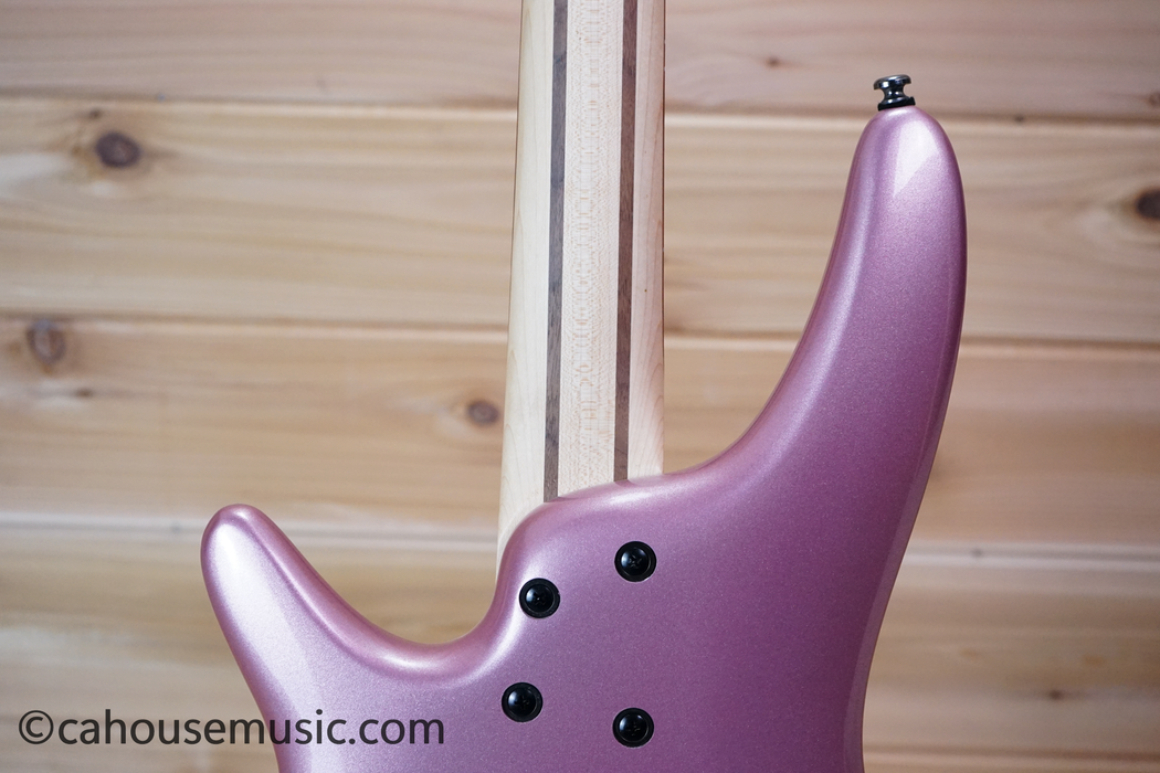 Ibanez SR300E Bass Guitar Pink Gold Metallic Used