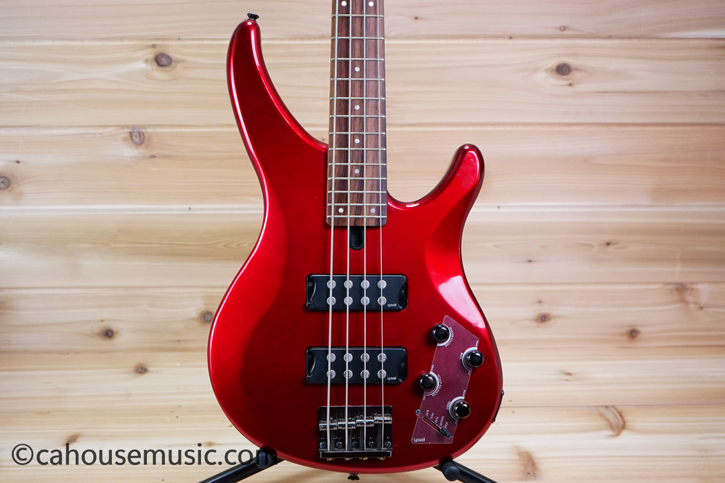 Yamaha TRBX304 Bass Guitar Candy Apple Red Used