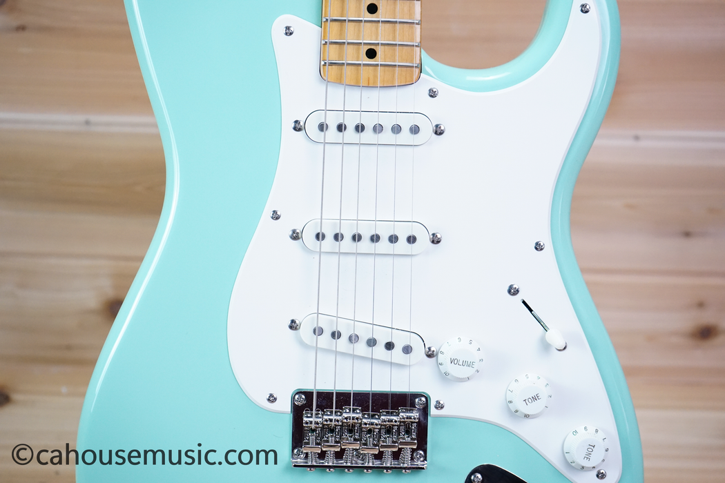 Squier Classic Vibe '50s Stratocaster HT Maple Fingerboard Seafoam Green Electric Guitar Used