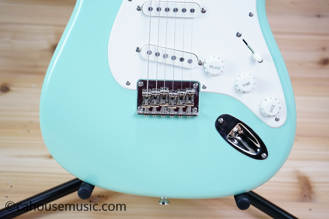 Squier Classic Vibe '50s Stratocaster HT Maple Fingerboard Seafoam Green Electric Guitar Used