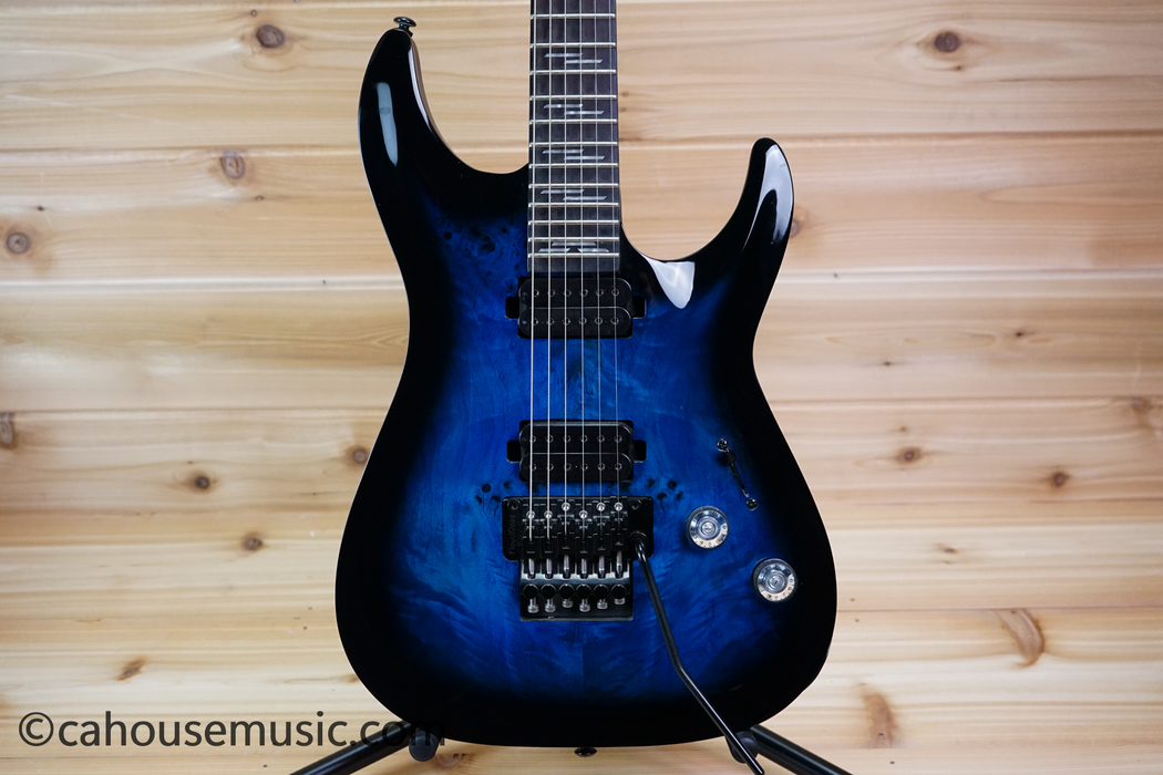 Schecter Omen Elite-6 FR Electric Guitar - See Thru Blue Burst Used