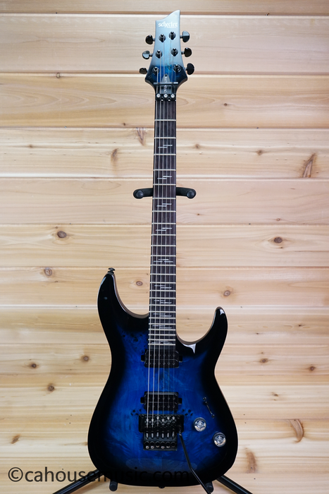 Schecter Omen Elite-6 FR Electric Guitar - See Thru Blue Burst Used