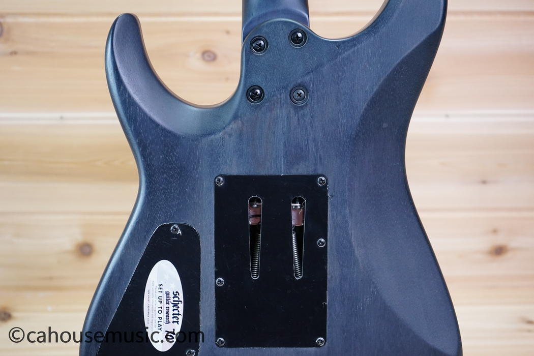 Schecter Omen Elite-6 FR Electric Guitar - See Thru Blue Burst Used
