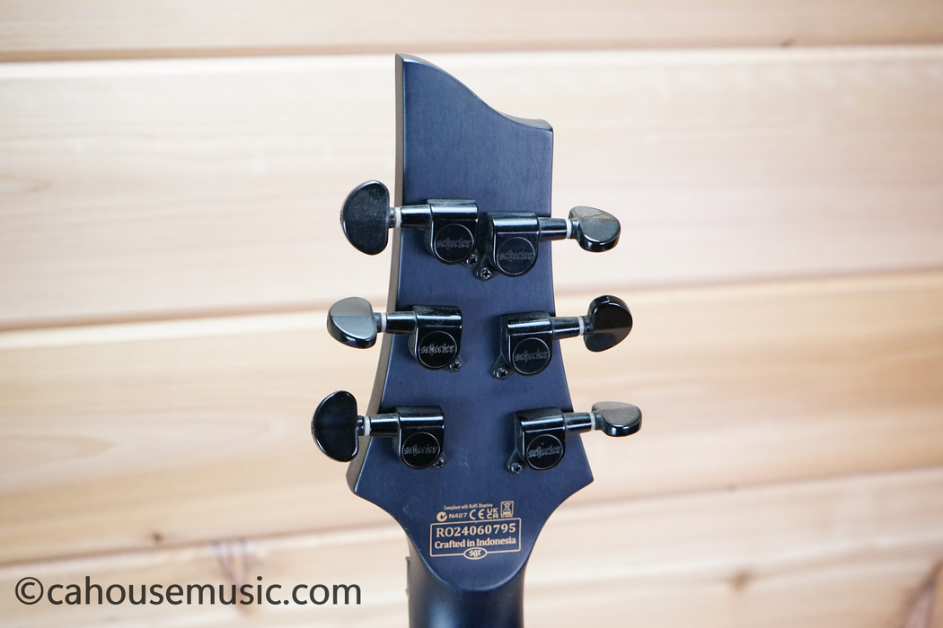 Schecter Omen Elite-6 FR Electric Guitar - See Thru Blue Burst Used