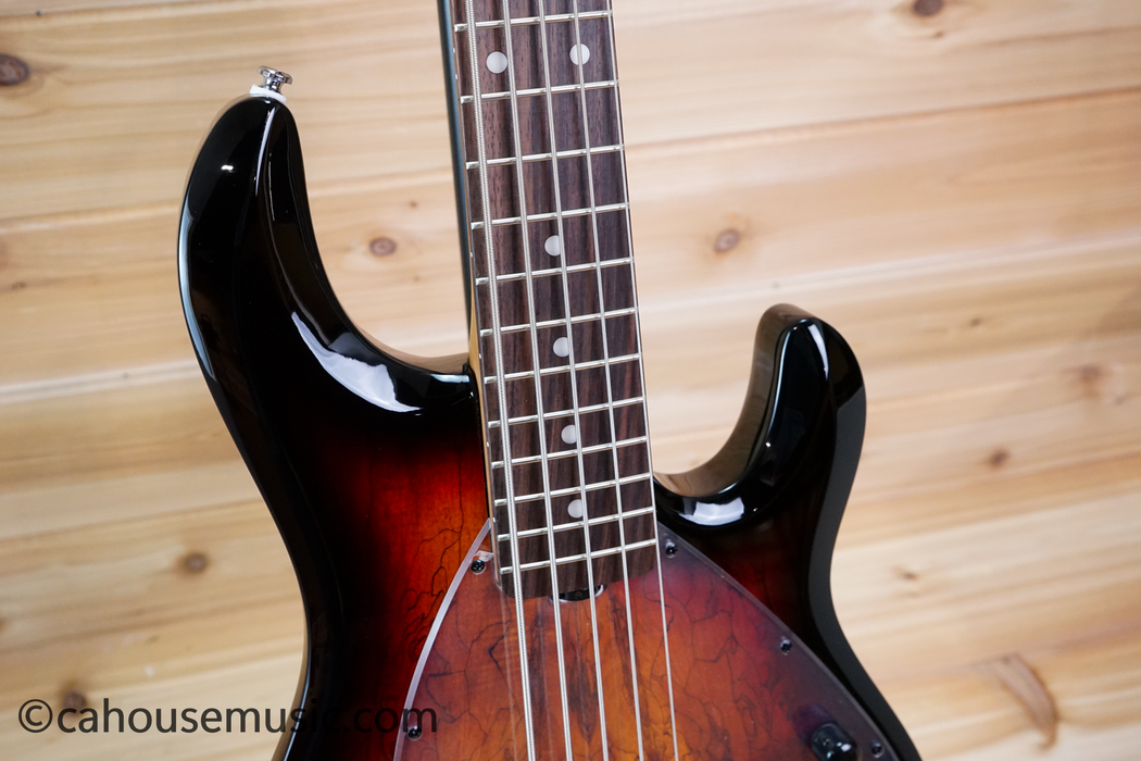 Sterling by Music Man StingRay5 RAY35 5-String Music Man / StingRay Bass Guitar 3-Tone Sunburst Used - Shipping Damage Special