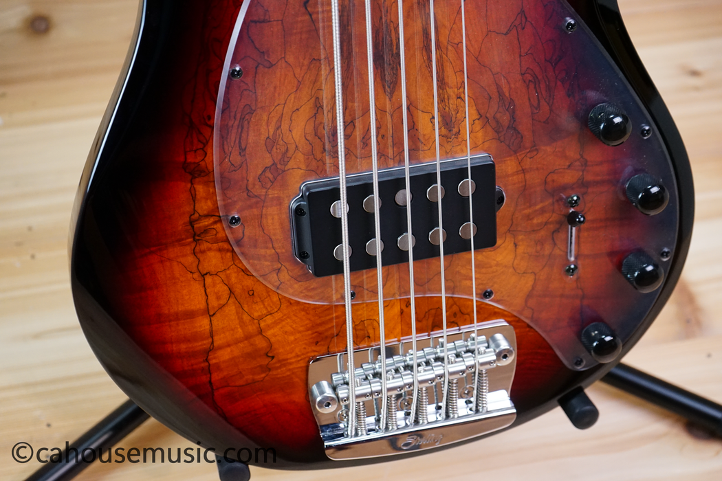 Sterling by Music Man StingRay5 RAY35 5-String Music Man / StingRay Bass Guitar 3-Tone Sunburst Used - Shipping Damage Special