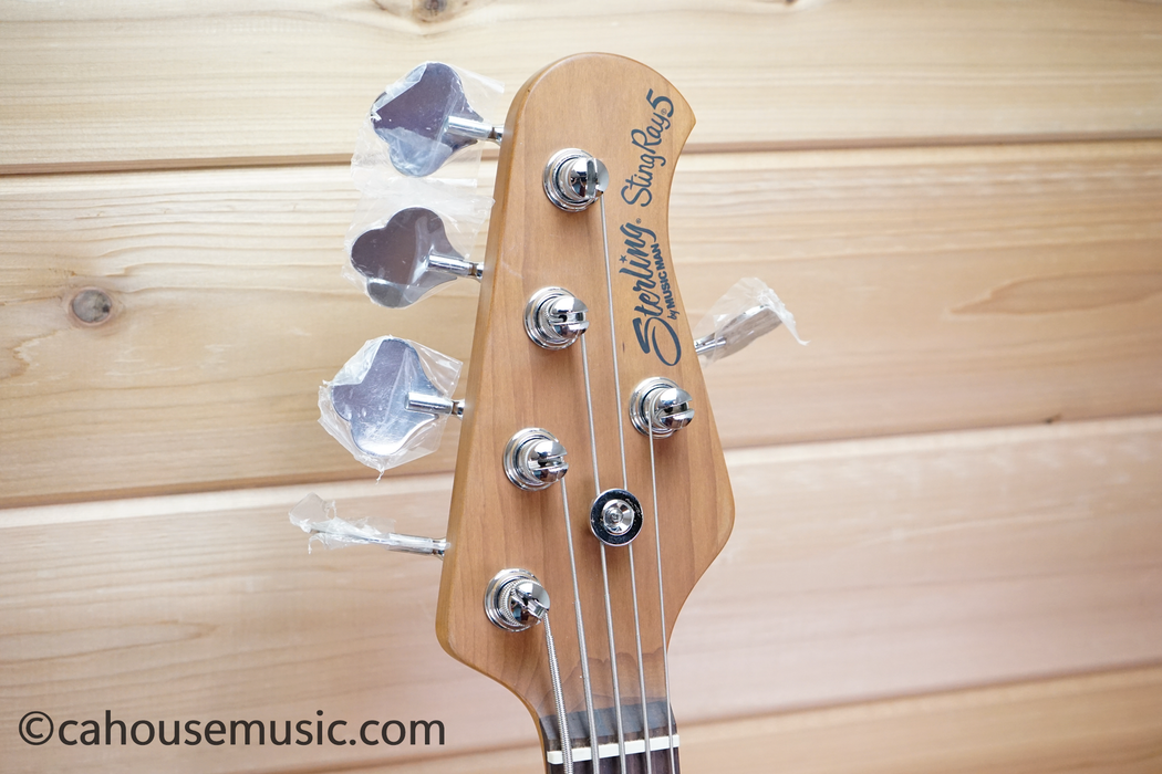 Sterling by Music Man StingRay5 RAY35 5-String Music Man / StingRay Bass Guitar 3-Tone Sunburst Used - Shipping Damage Special