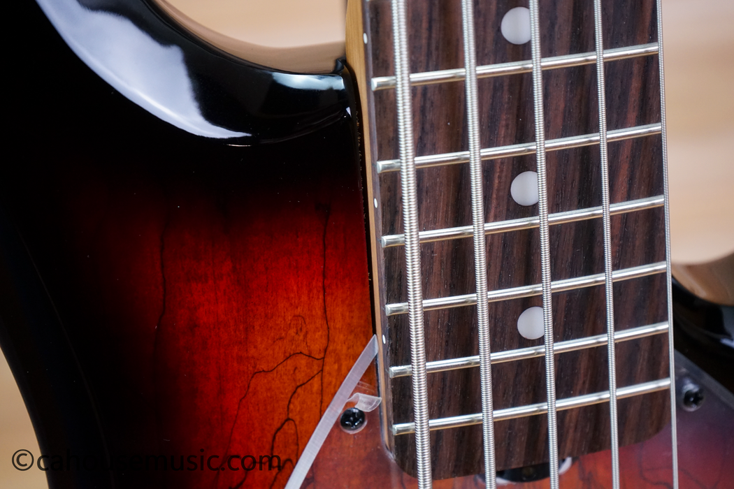 Sterling by Music Man StingRay5 RAY35 5-String Music Man / StingRay Bass Guitar 3-Tone Sunburst Used - Shipping Damage Special