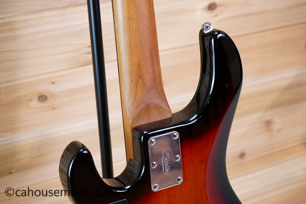 Sterling by Music Man StingRay5 RAY35 5-String Music Man / StingRay Bass Guitar 3-Tone Sunburst Used - Shipping Damage Special