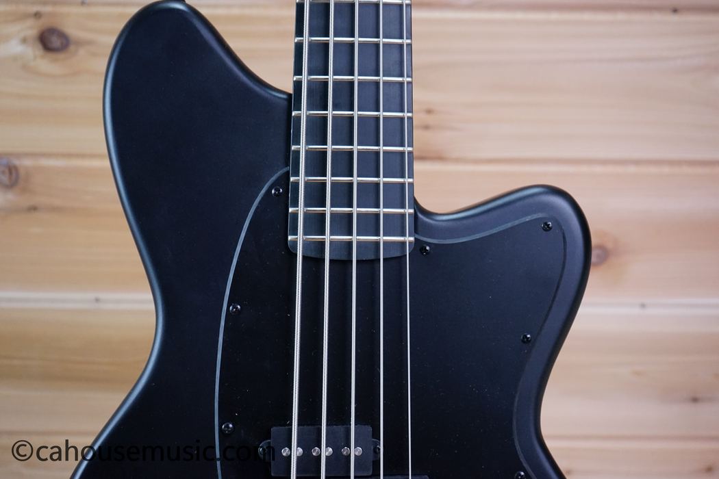 Ibanez TMB425BBKF Talman 5-String PJ Bass Guitar Black Flat - Shipping Damage Special
