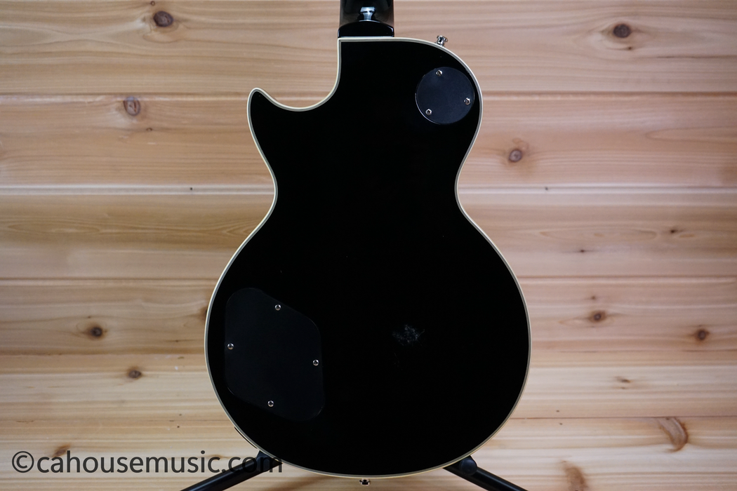 Epiphone Les Paul Custom Gold Hardware Les Paul Electric Guitar Ebony Used