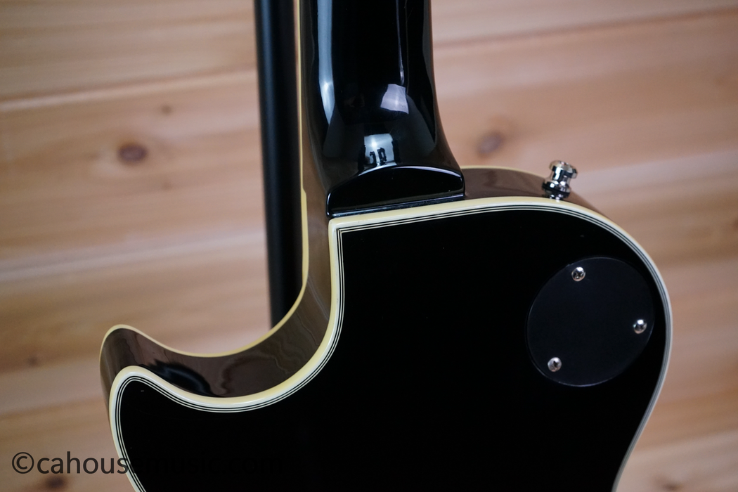 Epiphone Les Paul Custom Gold Hardware Les Paul Electric Guitar Ebony Used