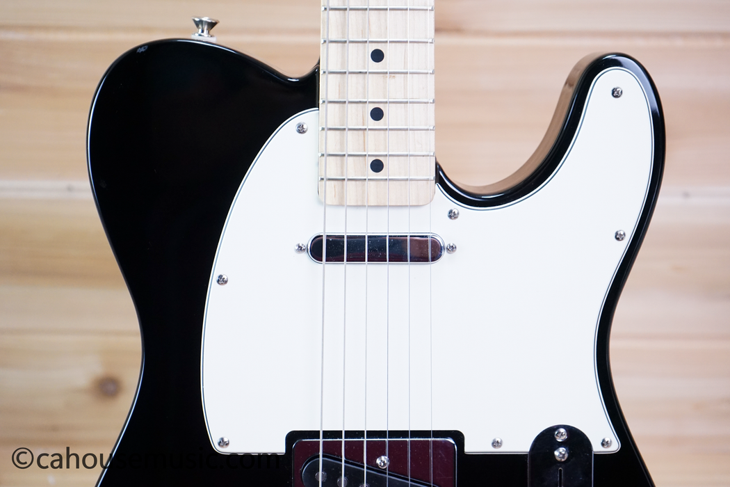 Fender Standard Telecaster Maple Neck Electric Guitar Black Used