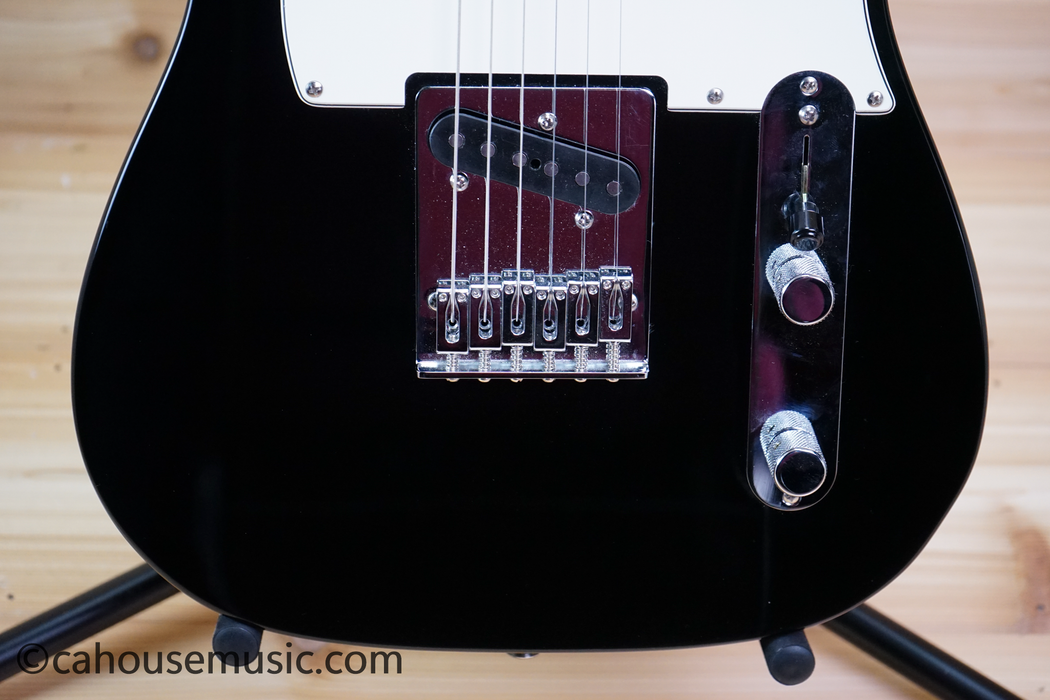 Fender Standard Telecaster Maple Neck Electric Guitar Black Used