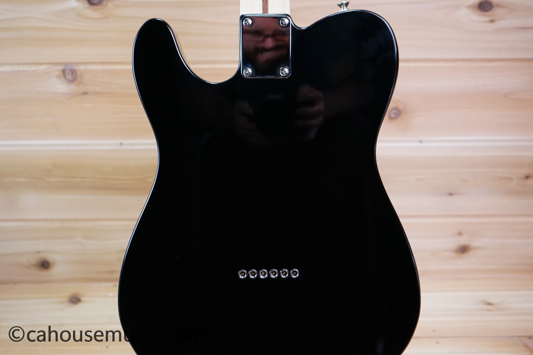 Fender Standard Telecaster Maple Neck Electric Guitar Black Used