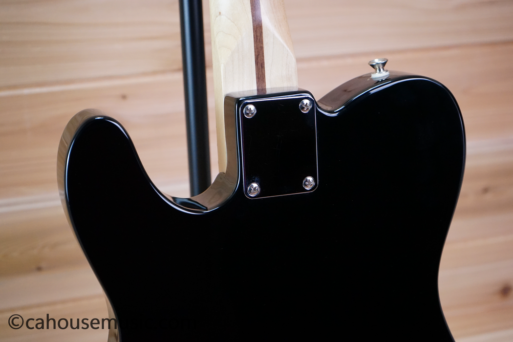 Fender Standard Telecaster Maple Neck Electric Guitar Black Used