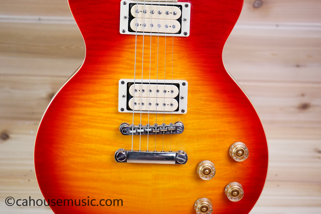 Epiphone Les Paul Standard Plustop PRO Les Paul Electric Guitar Heritage Cherry Sunburst Used