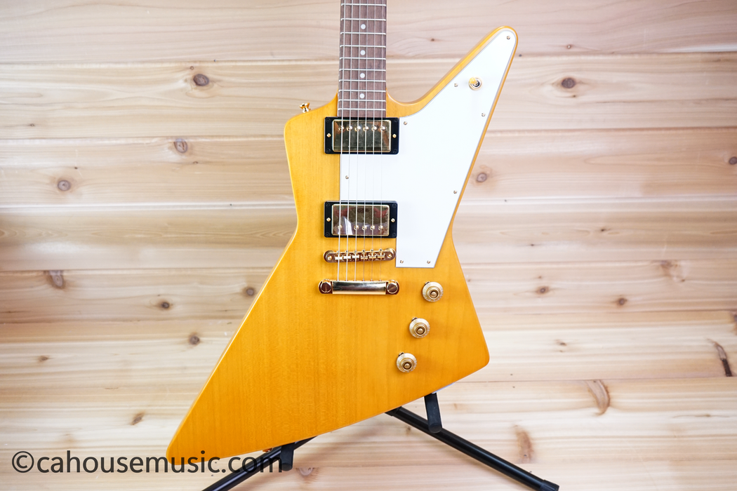 Epiphone 1958 Korina Explorer Reissue Antique Natural Electric Guitar Used