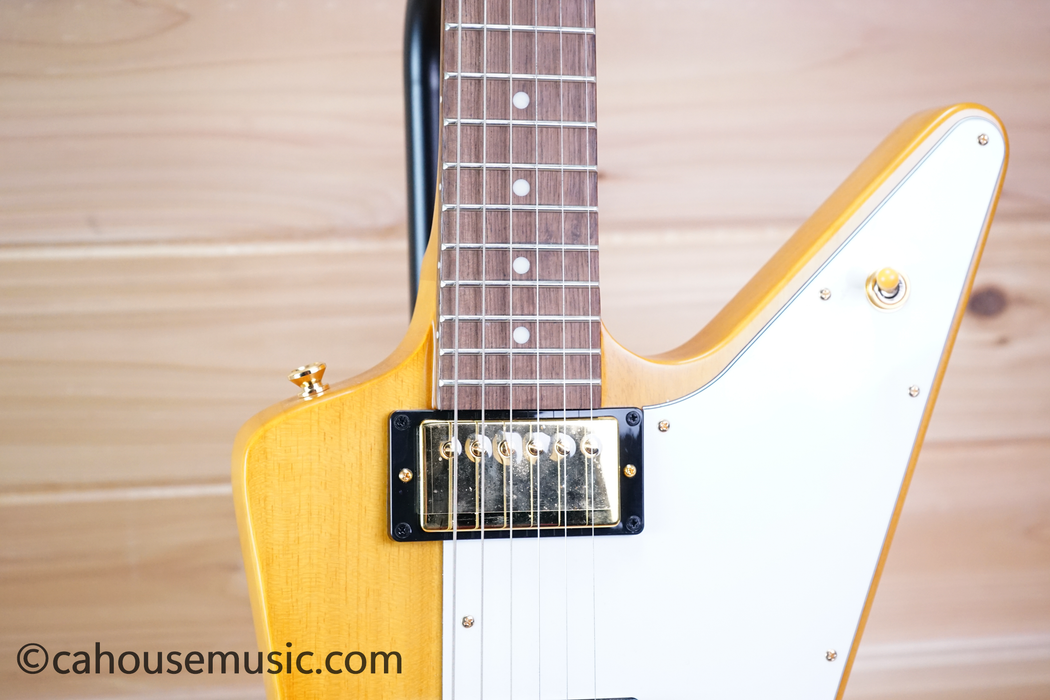 Epiphone 1958 Korina Explorer Reissue Antique Natural Electric Guitar Used