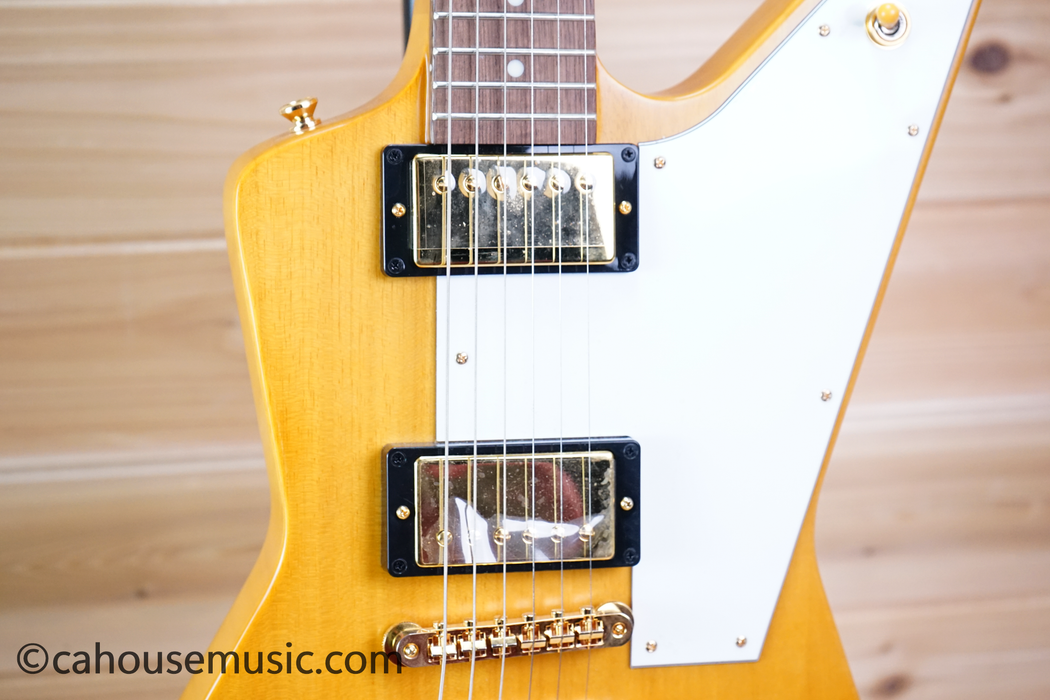 Epiphone 1958 Korina Explorer Reissue Antique Natural Electric Guitar Used