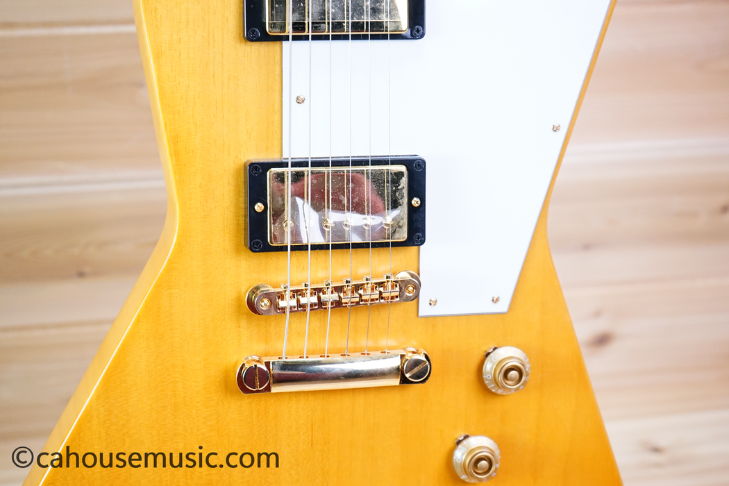 Epiphone 1958 Korina Explorer Reissue Antique Natural Electric Guitar Used