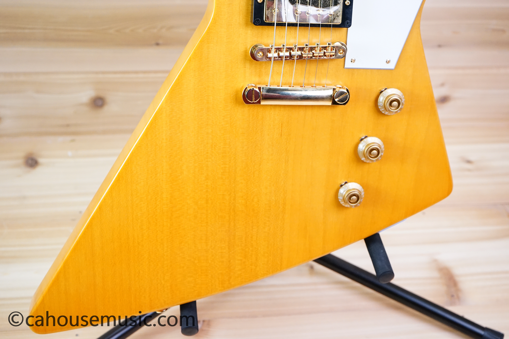 Epiphone 1958 Korina Explorer Reissue Antique Natural Electric Guitar Used