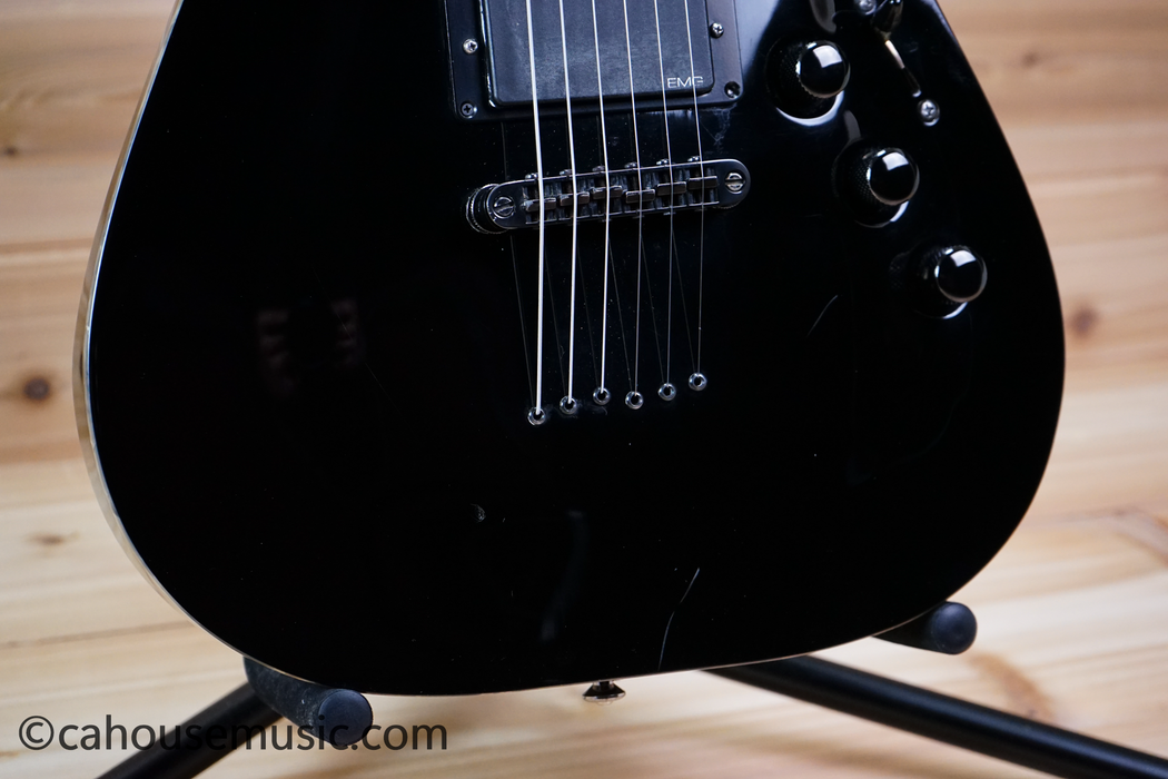 Schecter Hellraiser C-1 Gloss Black Electric Guitar Used