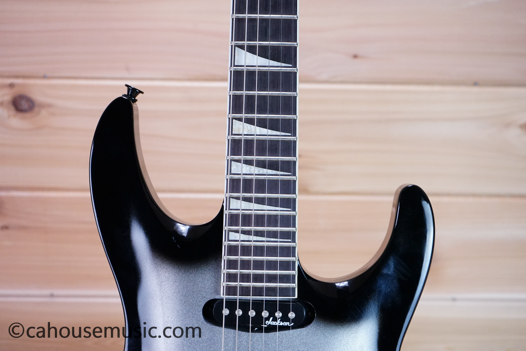 Jackson JS Series Dinky Arch Top JS34 DKA Silverburst Electric Guitar Used