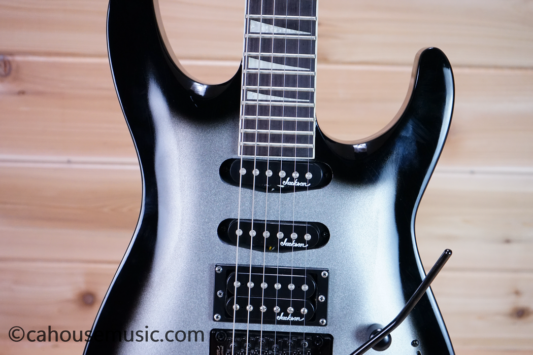 Jackson JS Series Dinky Arch Top JS34 DKA Silverburst Electric Guitar Used