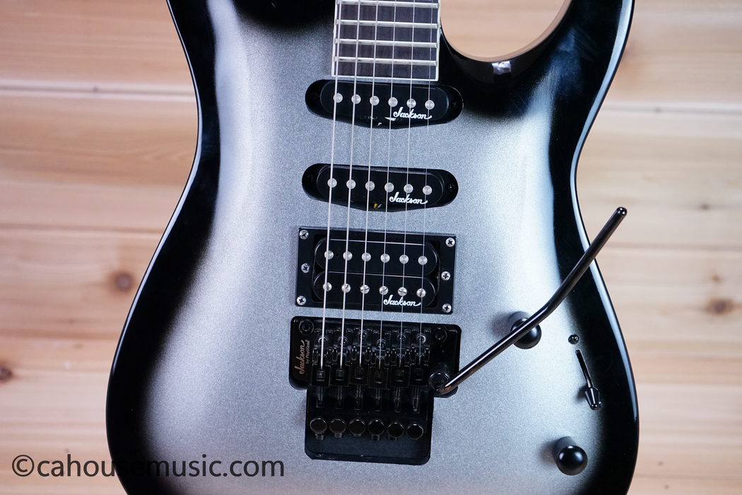 Jackson JS Series Dinky Arch Top JS34 DKA Silverburst Electric Guitar Used