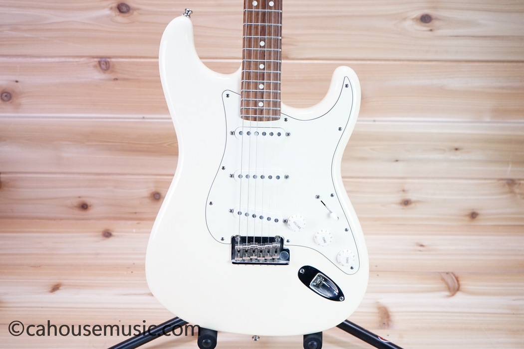 Fender American Standard Stratocaster Electric Guitar Olympic White Used