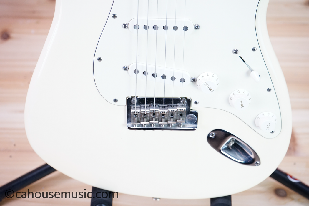 Fender American Standard Stratocaster Electric Guitar Olympic White Used