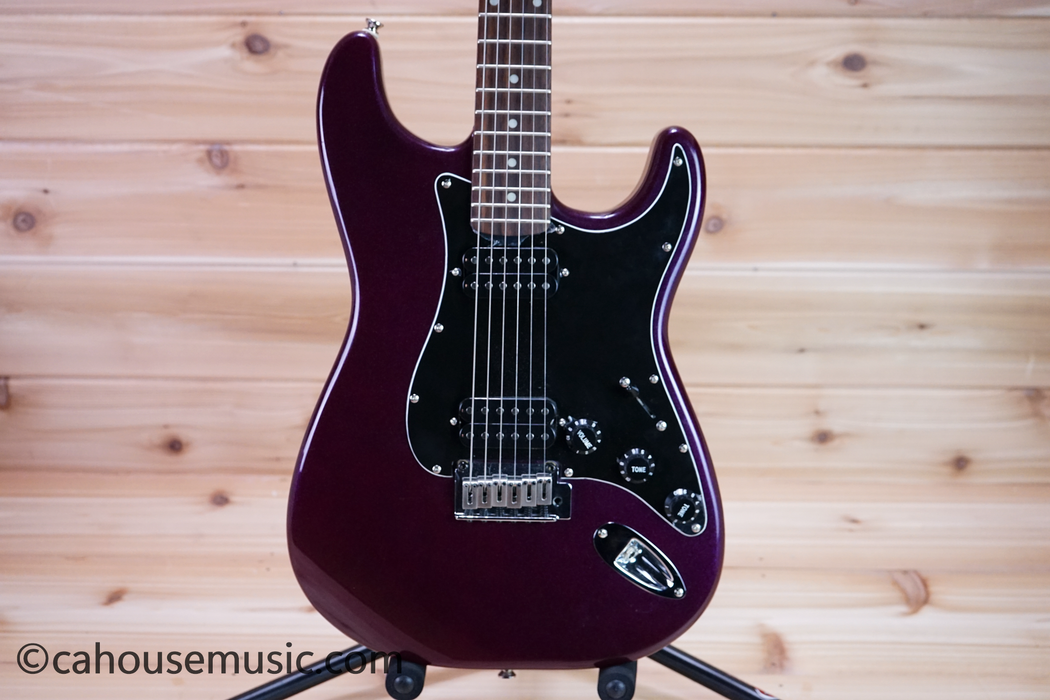 Squier Standard Fat Stratocaster Electric Guitar Purple Used