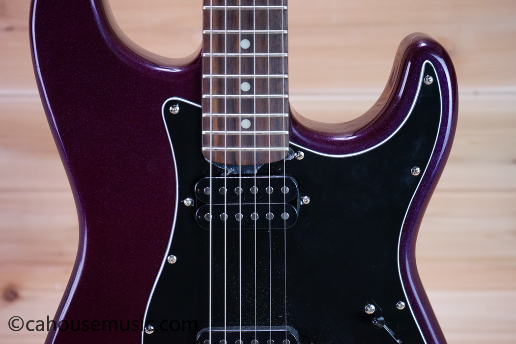 Squier Standard Fat Stratocaster Electric Guitar Purple Used