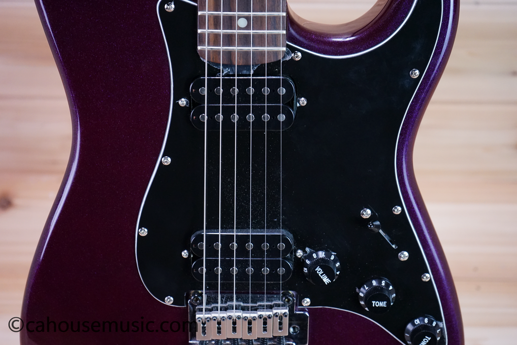 Squier Standard Fat Stratocaster Electric Guitar Purple Used