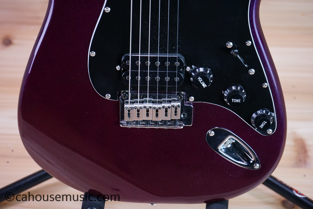 Squier Standard Fat Stratocaster Electric Guitar Purple Used