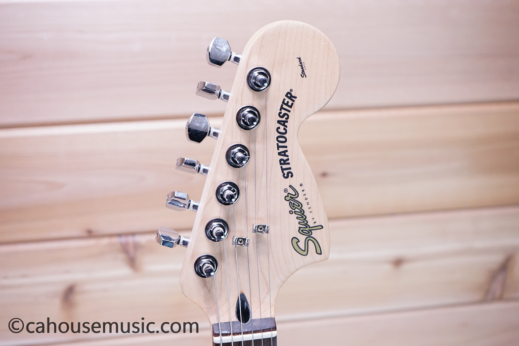 Squier Standard Fat Stratocaster Electric Guitar Purple Used