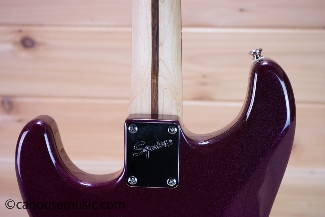 Squier Standard Fat Stratocaster Electric Guitar Purple Used