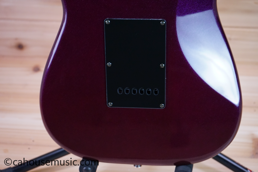 Squier Standard Fat Stratocaster Electric Guitar Purple Used