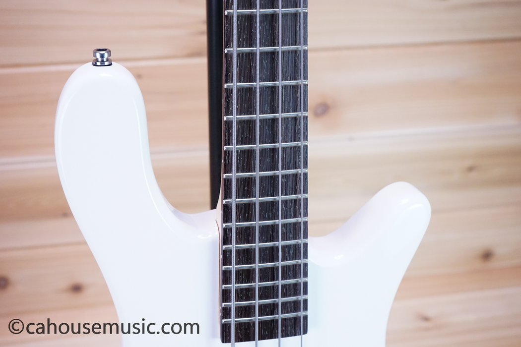 Warwick RockBass Streamer LX Bass Guitar White Used